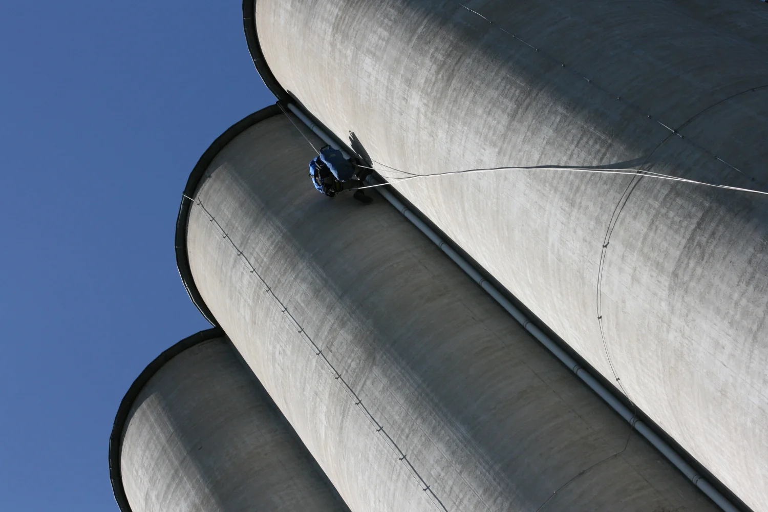 Reinigung von Silos